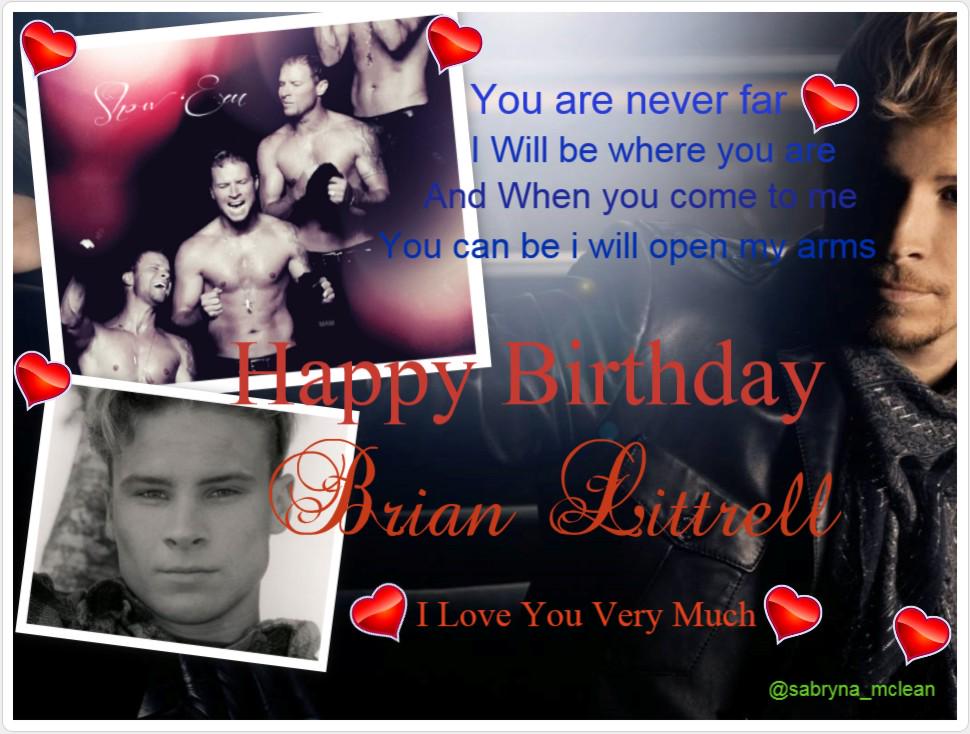   Hey, Brian! Happy birthday God bless you. Success love you 