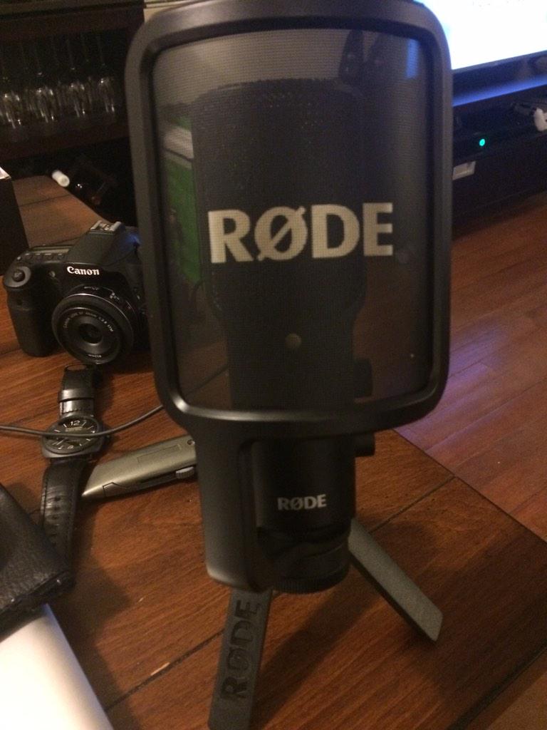 jaronschneider's tweet photo. Got my new toy for the brand new @ResourceMag Podcast! I LOVE @rodemics! http://t.co/9fWHrMjHQC