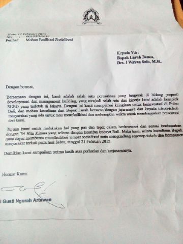 ketutboyke's tweet image. Lihat siapa penandatangan surat permohonan? I Gusti Ngurah Artawan. Terbuka lg kedok antek2 reklamasi. Cc @JRX_SID