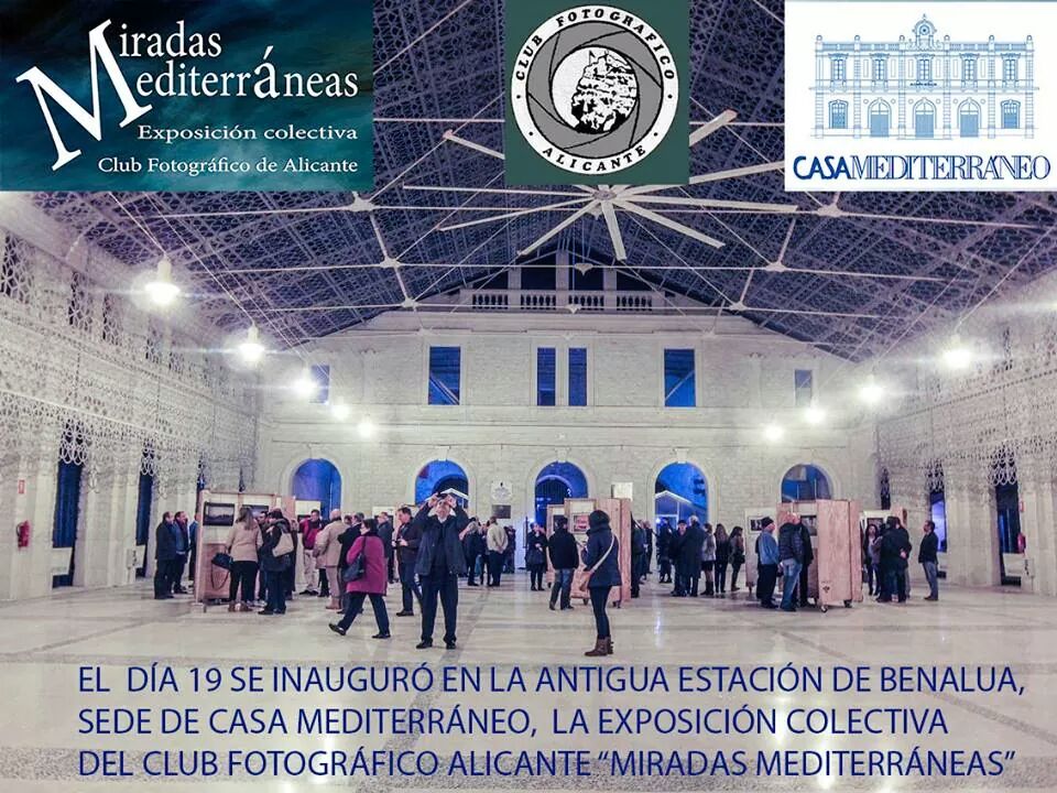CFAlicante's tweet photo. Mucho público ayer! Gracias a todos los asistentes y a @csmediterraneo por acoger nuestra exposición! http://t.co/0ftL3aUlJr