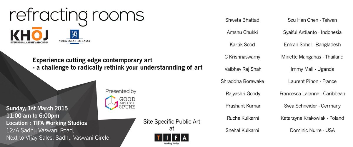 khojstudios's tweet photo. Check out the first blog post from the Khoj #internationalworkshop @pune @tifa_india!!! 
http://t.co/fHZsRfqGJC http://t.co/nNMic8gMJy
