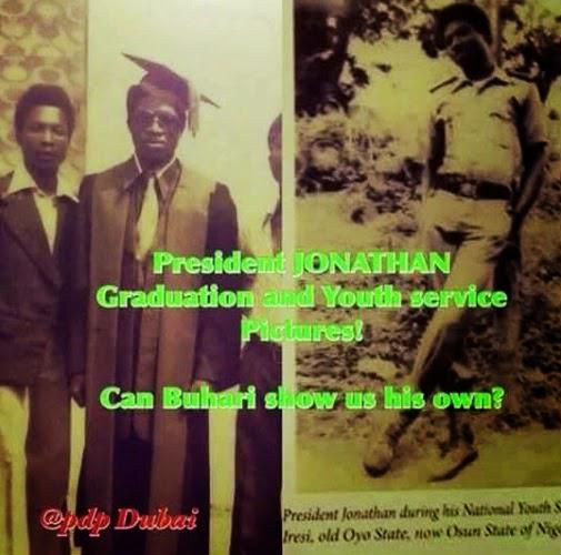 el_lazarus's tweet photo. #SighBuhari Show us your Certificate. WAEC is not far! See Jona dey flex as Graduand &amp; Corper na? #WeTriumphStill http://t.co/eseDXci2cb