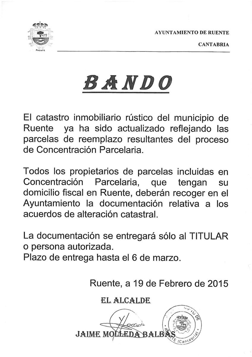 Ayuntamiento Ruente tweet media