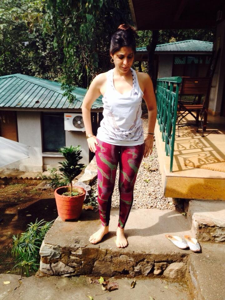 womenshealthInd's tweet photo. Loving our yoga shoot with @MiniShastri in Rishikesh. Look at the view! http://t.co/q3ZrkrqbC5