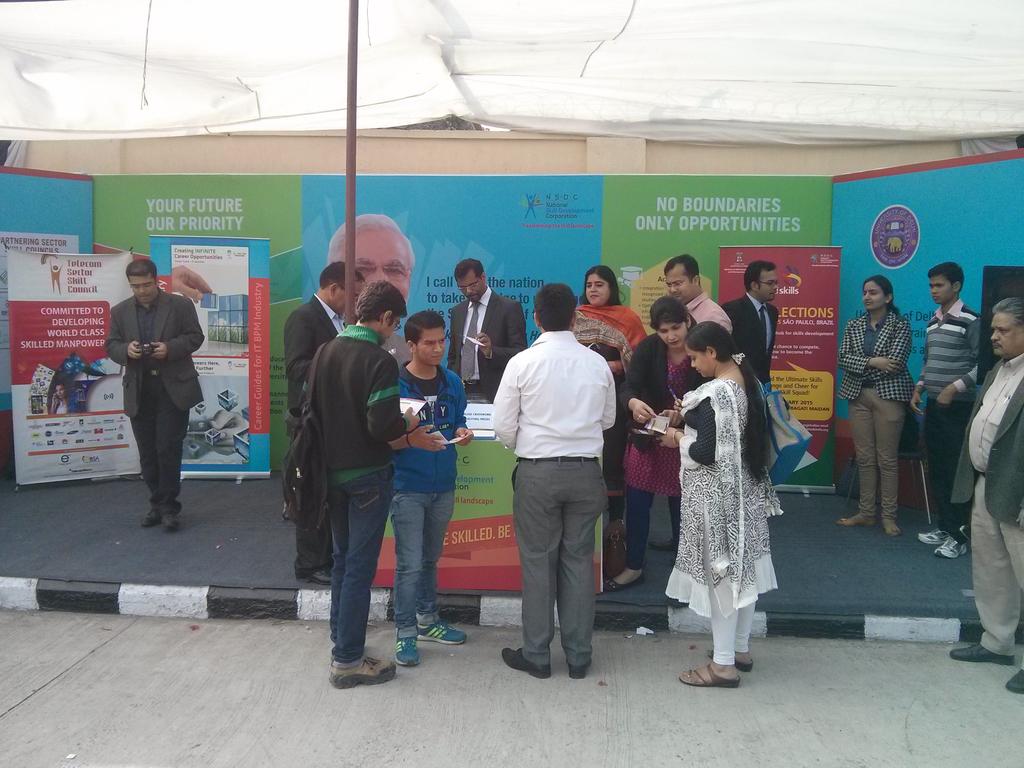 NSDCIndia's tweet photo. NSDC invites you all to visit the Stall at #Antardhvani2015 to get more information on Skill development at #DU http://t.co/pXXjuNQa2X