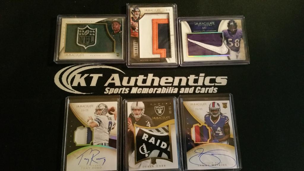 KTAuthentics's tweet photo. Immaculate Football is just on fire. @PaniniPigskin @ChecklistsforUS @JonesysSportsBR @redngoldblooded @CardSub http://t.co/lmu9mII8zE