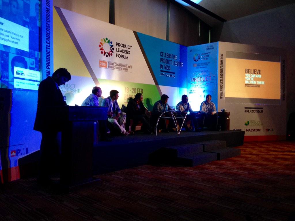 ArjunThomas's tweet image. #plf2015blr - The density of product leaders in Whitefield just went through the roof...