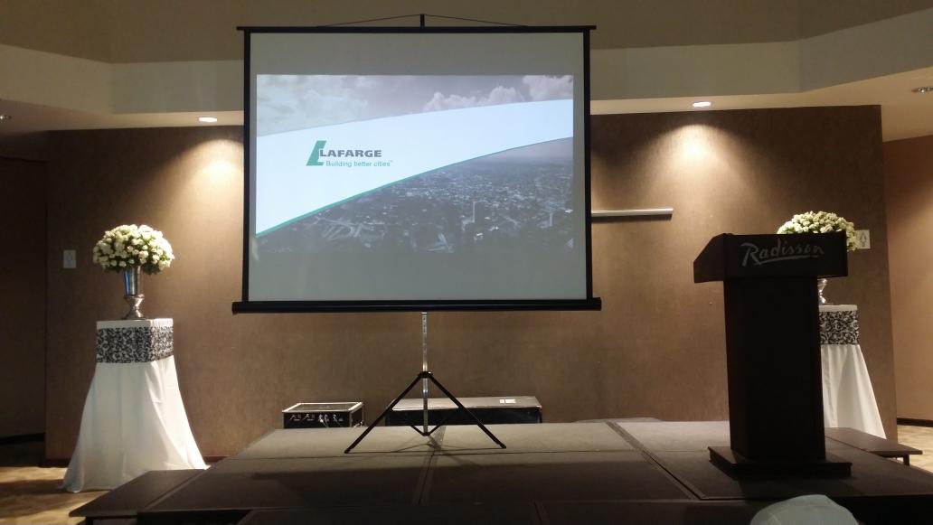 RandGzambia's tweet image. Set up at the @LafargeGroup #VipBreakfast at the @RadissonLusaka