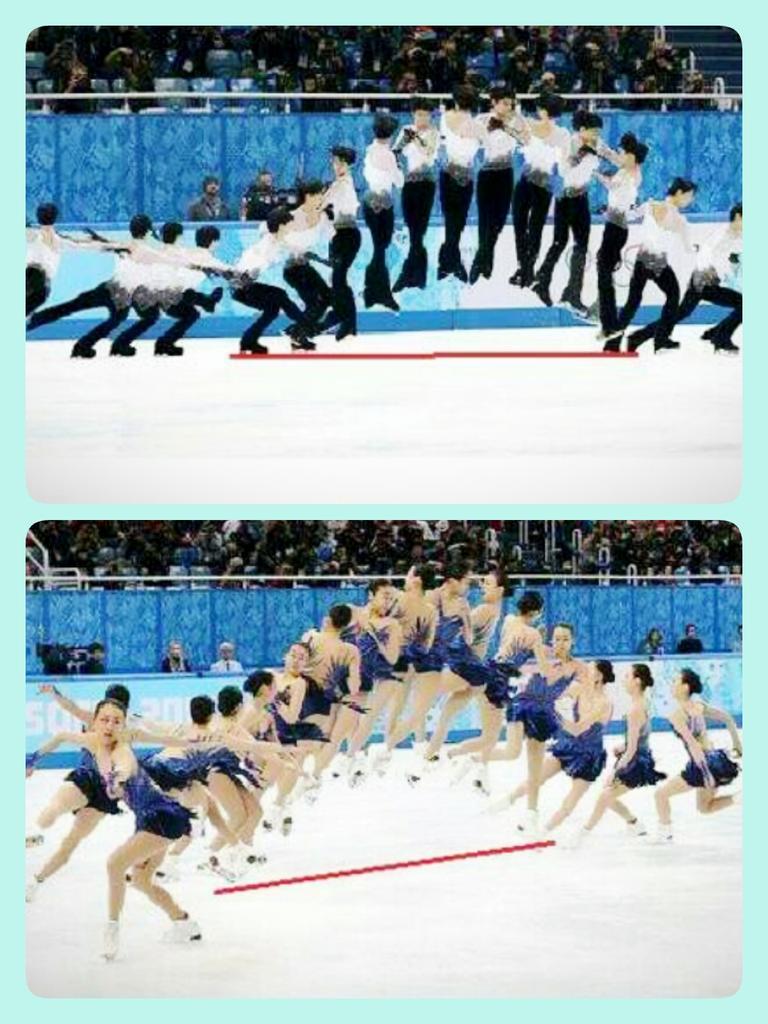 princess_skate1's tweet photo. 羽生くんと真央ちゃんのジャンプの高さ･幅･流れ･降りたあとの安定感
全てにおいて美しい http://t.co/FJ8wXglGwN