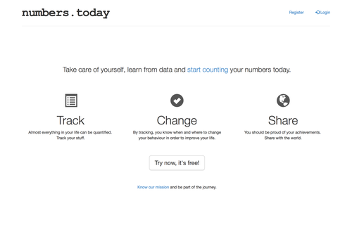 BetaList's tweet photo. Numbers Today: Count your stuff today http://t.co/T0eQ2v1ick http://t.co/SC9Q3vN2pT