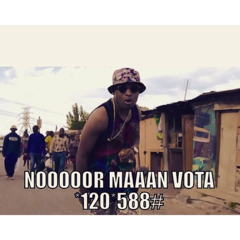 Clemzohh's tweet photo. "@KidXSA: Final week of voting, let's make sure we go out with a bang. #VoteKO. *120*588# #MMA14 👊📣📣📣 http://t.co/EPdagY3tFl"