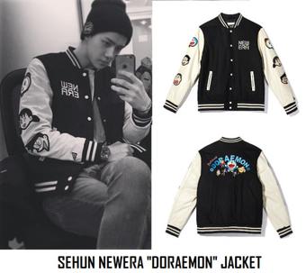 FanKoreanShop1's tweet photo. [PO] Varsity Sehun "New Era" IDR 150.000. Bahan: Cotton fleece. Full bordir http://t.co/Tbl19DdEfO