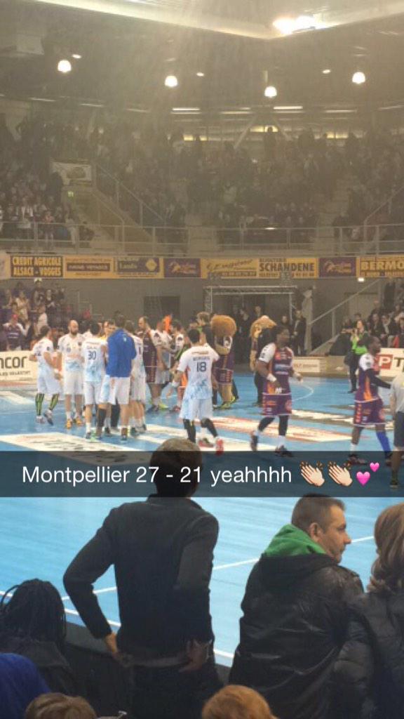 Jadehtlr's tweet photo. Yeahhh Montpellier 👏  #Handball2015  @MAHB @SAHB_67 @villedeselestat http://t.co/jzS2bCdNxy