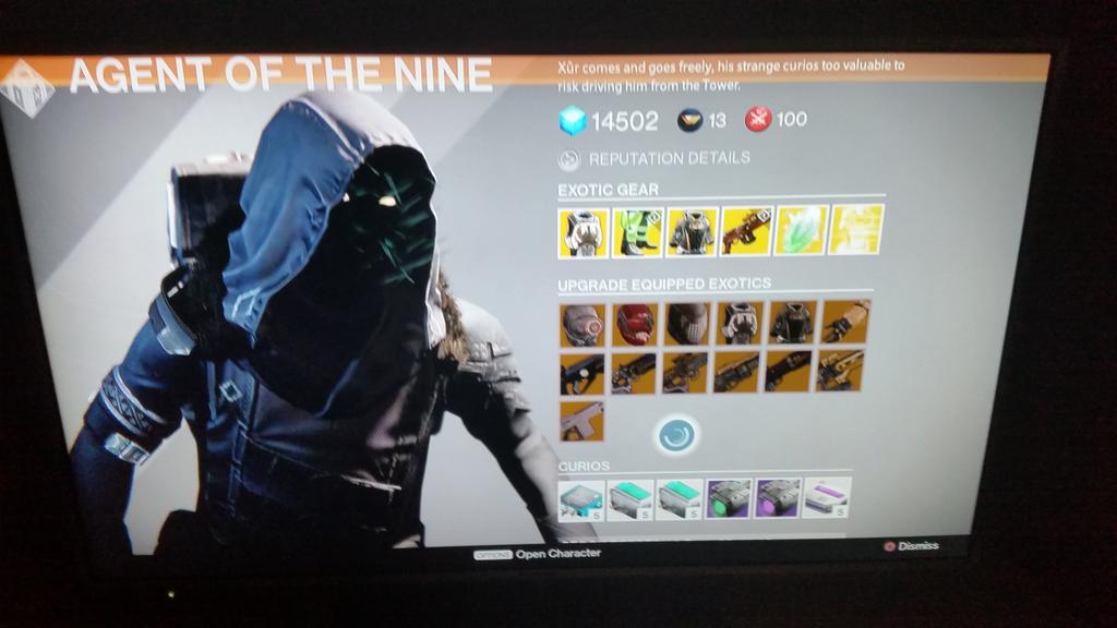 DestinyRaidPS4's tweet image. Xur is selling heavy ammo again!