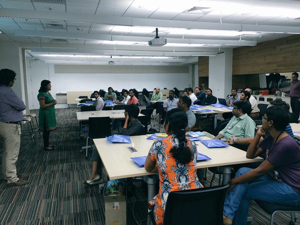 IntuitIN's tweet image. .@deepabachu starting off #DesignAwesome at @IntuitIN. Fireside chat with @Kaasgaard up next!