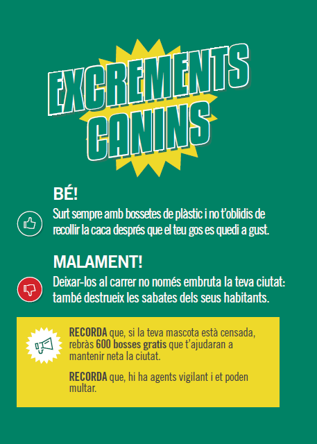 ViladecansTweet's tweet photo. #Viladecansmesnet No t'oblidis la bossa quan surtis amb el teu gos i recull la caca. Gràcies! http://t.co/KLvlZAw34F http://t.co/Z0xFDkGx6H