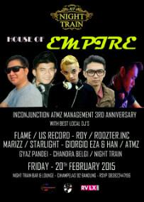 Kalo di PATH mah initeh #latepost haha maaf yaa.. TONIGHT ! <a href="/NTrain_cafe/">NIGHT TRAIN LOUNGE</a> !! See you..