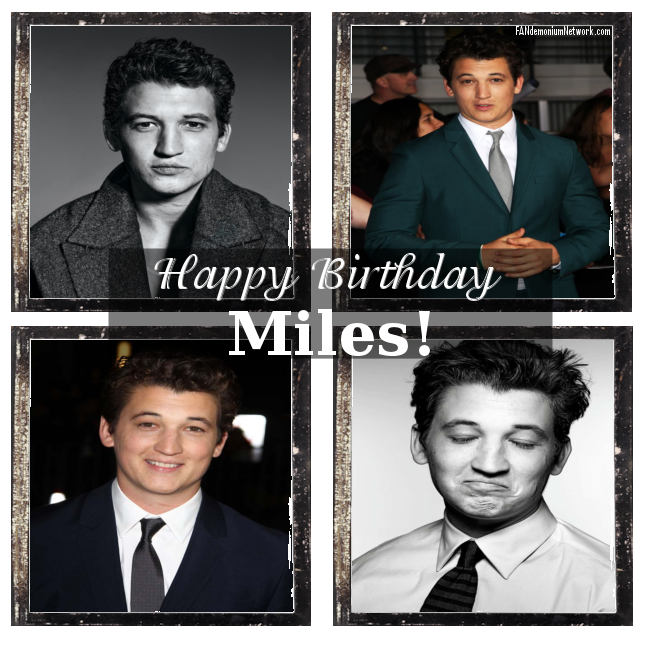 Happy Happy birthday Hope you have a fantabulous day! love from the fandom! 
