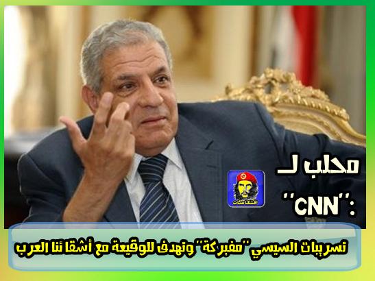 محلب : تسريبات السيسي "مفبركة" وتهدف للوقيعة مع أشقائنا العرب !