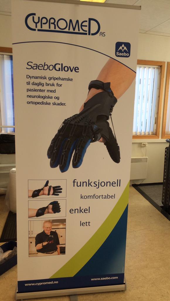 CypromedAS's tweet photo. Klar til Fysioterapikongressen 2015 #expo #SaeboGlove http://t.co/ZfH8bGFNl4