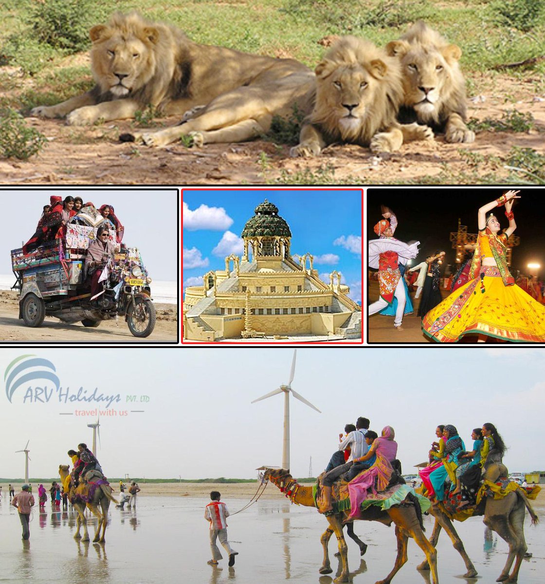 The top tourist destinations of Gujarat are Dwarka, Somnath, Diu, Bhavnagar, Ahmedabad etc...  goo.gl/LWMP8b