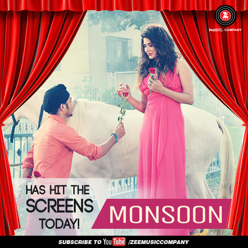 ZeeMusicCompany's tweet photo. #Monsoon starring #ShrishtiSharma and #ShawarAli has hit the silver screen today! RT to spread the word. http://t.co/KhcItePvRA