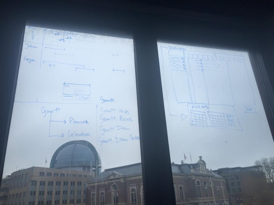 Sketching ideas for the new visual planner - Beautiful mind style.