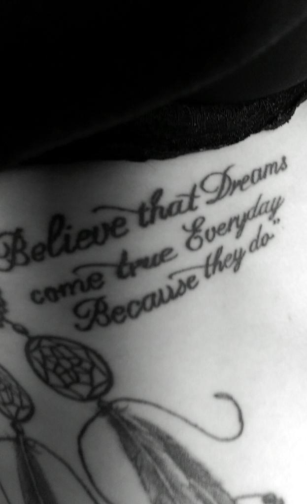 Its Only A Dream  Wait you have a one tree hill tattoo