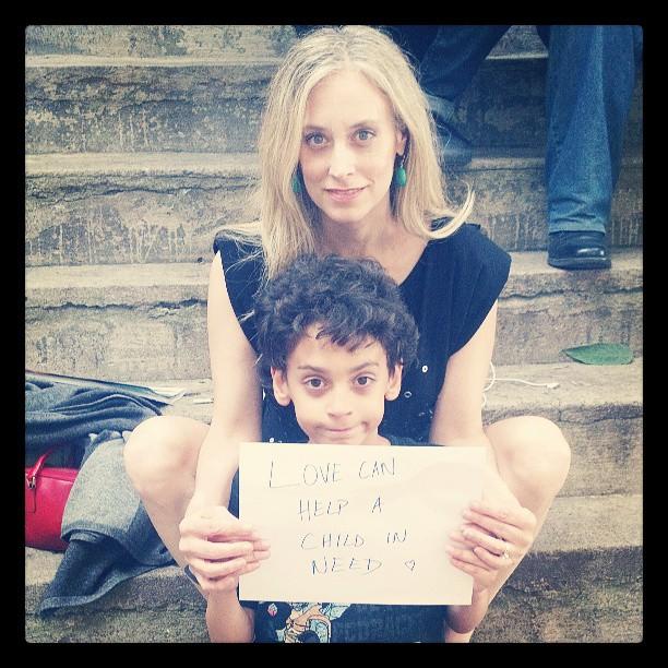 The Love Can campaign. Love can help a child in need. <a href="/eilamell/">Eila Mell</a>