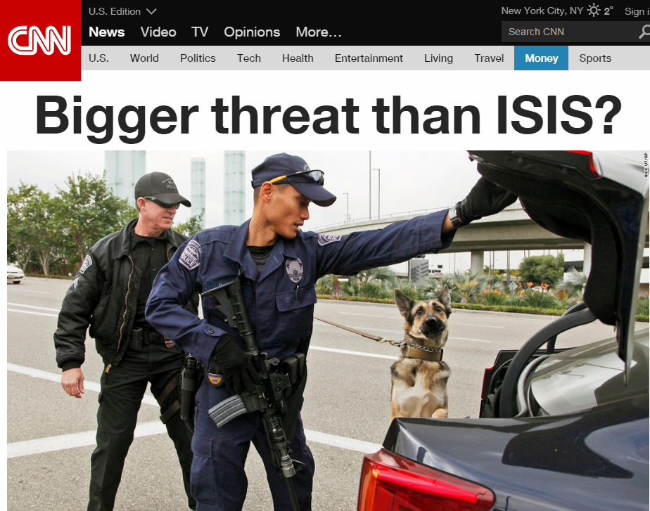 The dog was the only one ready for this picture. Great cover photo <a href="/CNN/">CNN</a>.