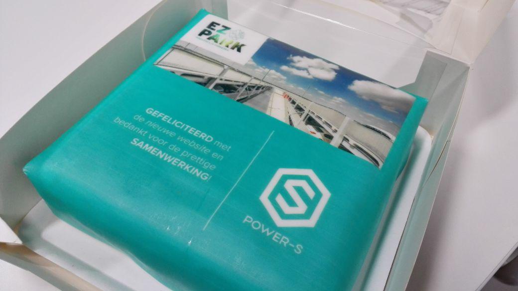 Gebak @EZPark1 nieuwe website en als bedank voor de prettige samenwerking! <a href="/powr_s/">Power-S</a> <a href="/FrankEgelmeers/">Frank Egelmeers</a> <a href="/JoopdeRooij/">joop</a>
