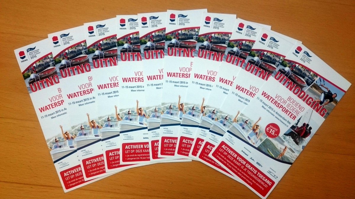 BotenTV's tweet image. Retweet en maak kans op 2 vrijkaartjes voor de @HISWAamsterdam Boat Show van 11 t/m 15 maart in de @AmsterdamRAI!!!