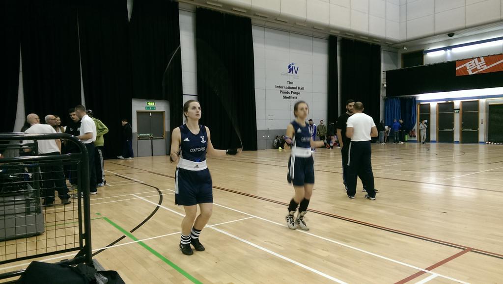 Warm up occurring. #BUCS #OUABC @ljharris236