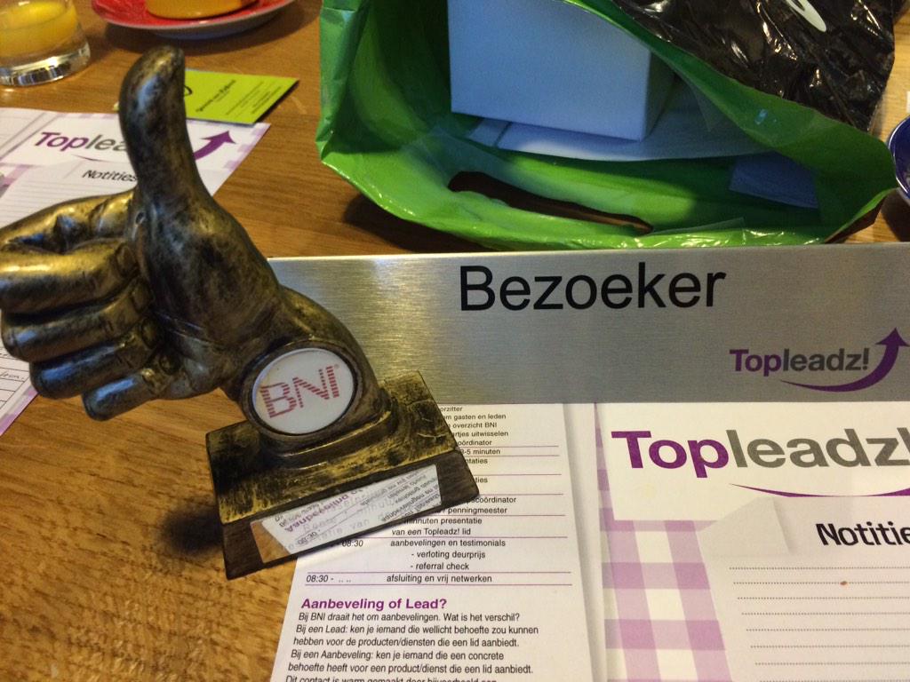 Vandaag heerlijk #ontbijt meegemaakt bij @BNI_TopLeadz op uitnodiging van <a href="/EdgarSchreurs/">Edgar Schreurs</a> bij <a href="/Observant033/">de Observant</a> #top!