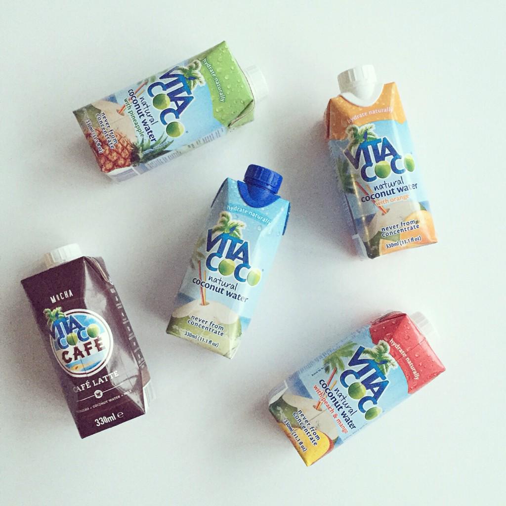 GetTheGloss's tweet photo. A dose of healthy hydration before our next show... #coconutsfor @VitaCocoUK #LFW http://t.co/9pOPU0WfLL
