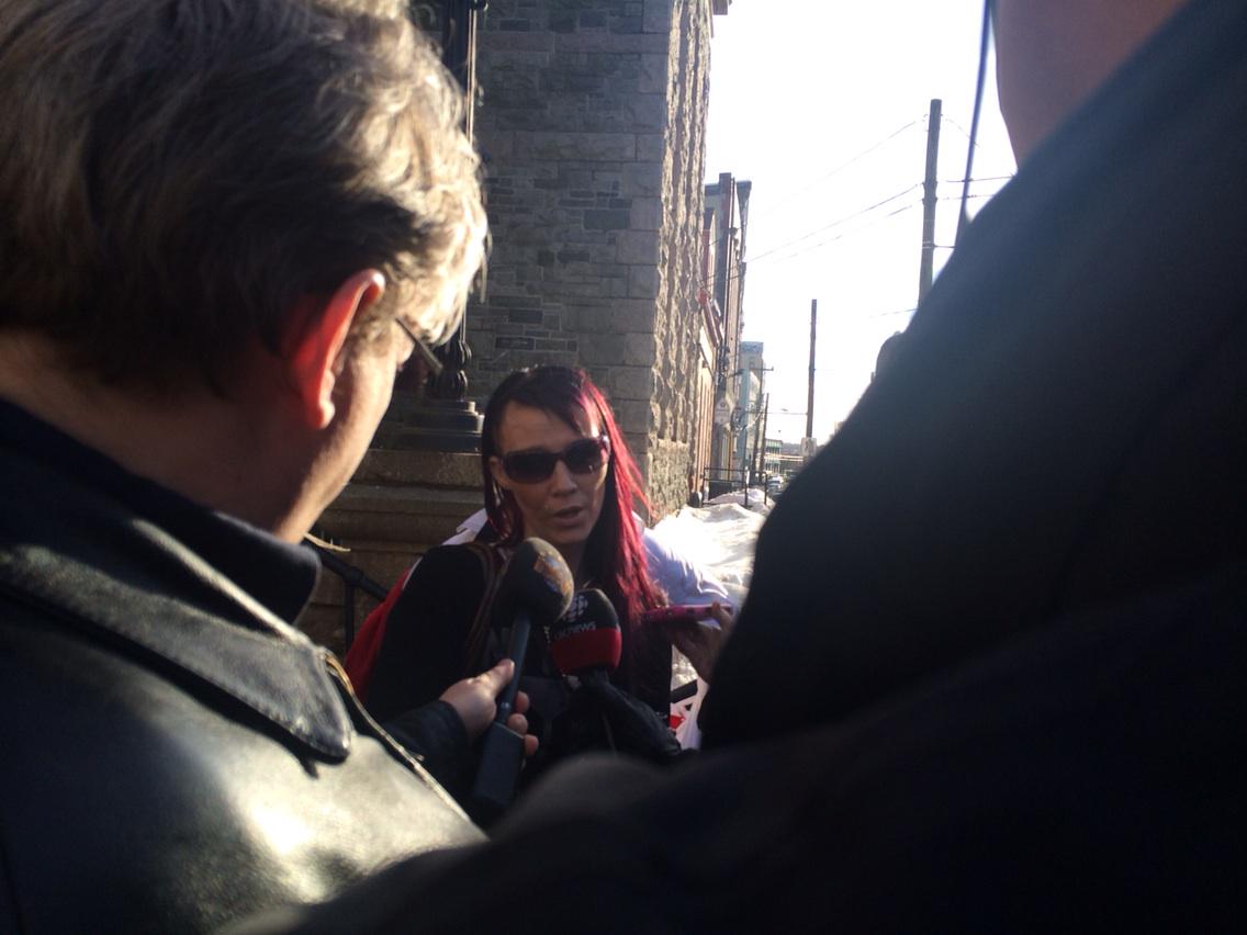 arianakelland's tweet image. Felicia #Pynn speaking on behalf of the family.