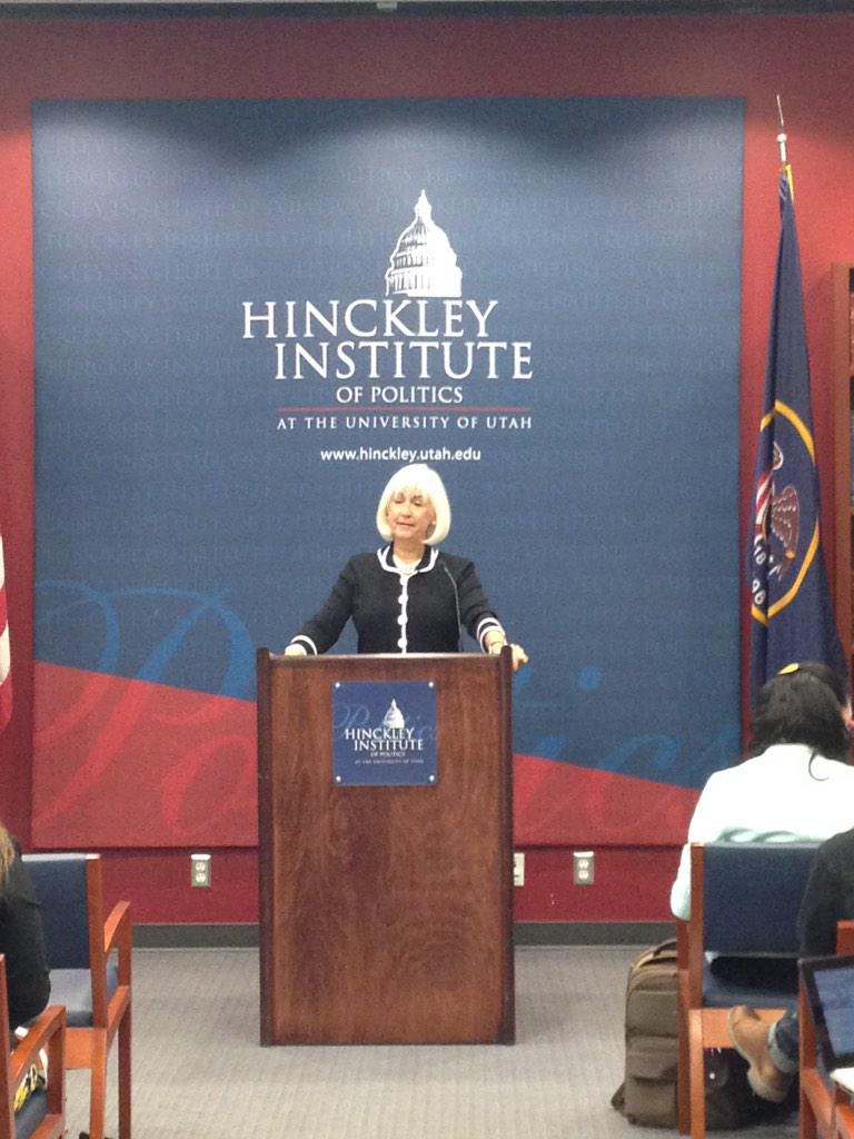 Sen Pat Jones addresses why women should run for student office. We have  great speakers all day! <a href="/UUtah/">University of Utah</a> @ASUUevents