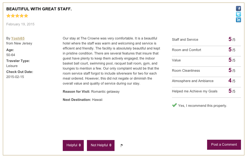 CPPrinceton's tweet photo. Thanks to Yoshi65 for the great 5 star review on #IHG Guest Reviews! http://t.co/TcwguAJkAh http://t.co/V6TThrawyh