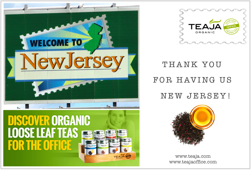 TEAJATea's tweet photo. Thank you for the warm welcome and enthusiasm for #TEAJAOffice in New Jersey yesterday! We love our tea drinkers! http://t.co/pRo2FLLTju