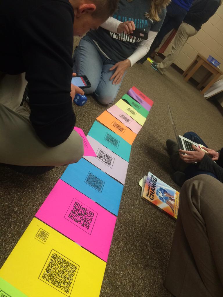 laurhobbs's tweet photo. A little QR code candy land to grow best practices in ICT's :) #PascoOTL http://t.co/zkfkulVNFS
