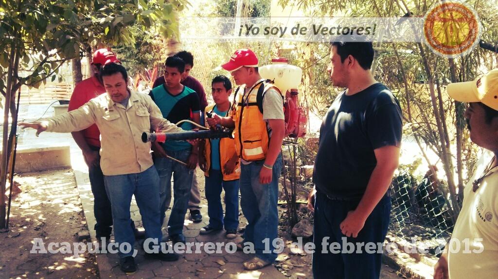 VectoresGro's tweet image. Se reitera la capacitación en servicio del personal que reforzará las acciones de rociado residual en JS07Acapulco