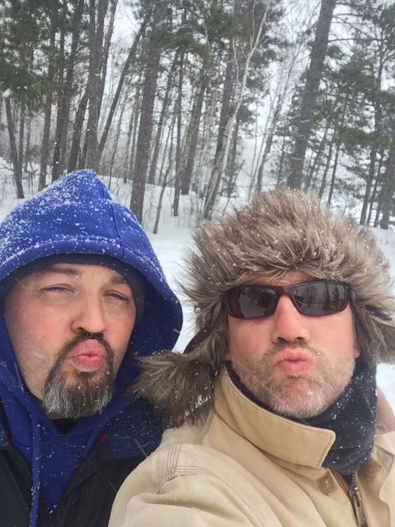 MrBeeeeeee's tweet photo. LEC SELFIE!!!  And fresh snow comin' down!  @cvelec2015 http://t.co/A7rlxdj2PD