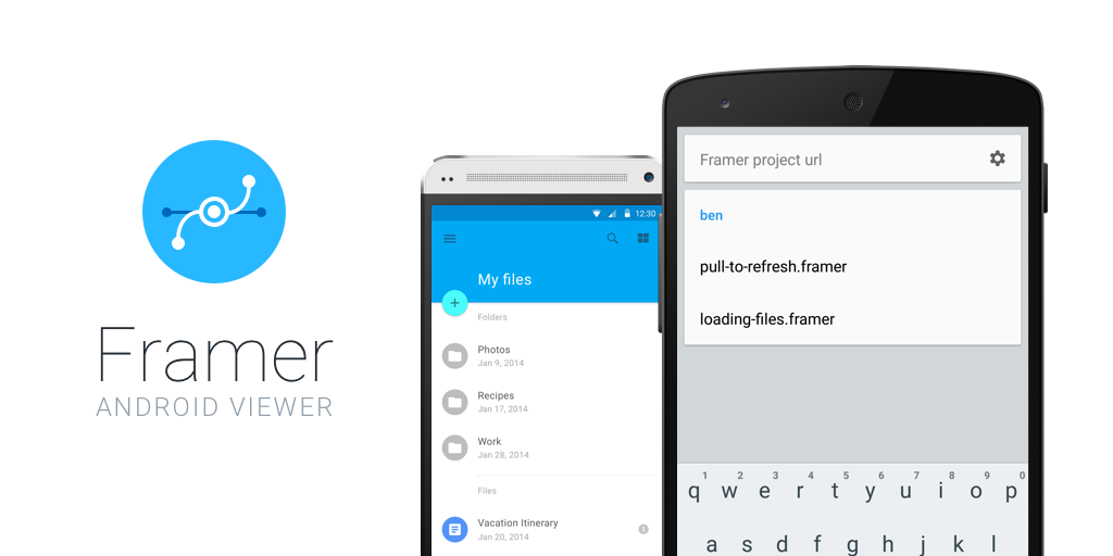 Framer viewer for Android is out! Preview your Framer prototypes directly your Android device: framerjs.tumblr.com/post/111565942…