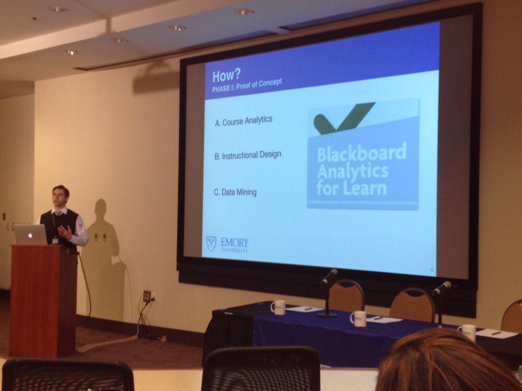 ReadAhead1's tweet photo. @tdharfield Telling the story of learning analytics at a university of successful students @EmoryUniversity #seeddata http://t.co/m3T0hQ3fIC