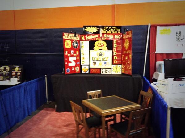 goldleafletters's tweet image. Getting Ready for the Fire and Ems Mega Show at the Nassau Coliseum, come visit us at booth 131 #megashow #fireandems