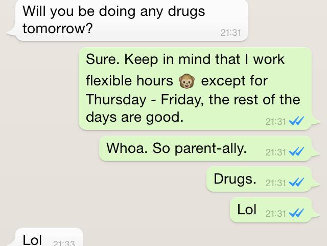 seniinthebox's tweet image. So after saying all that nice things about @rebelinpurple he tells me this. #sigh #bffproblems