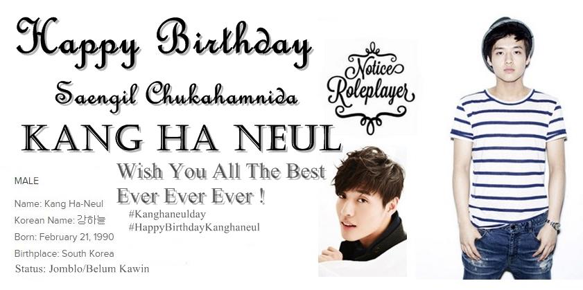 Kak Poozy ada kabar gembira loh -
Kang Ha Neul, Wendy RV dan Lee Seok Hun \SG Wannabe\ Ultah. Happy Birthday!  -gi 