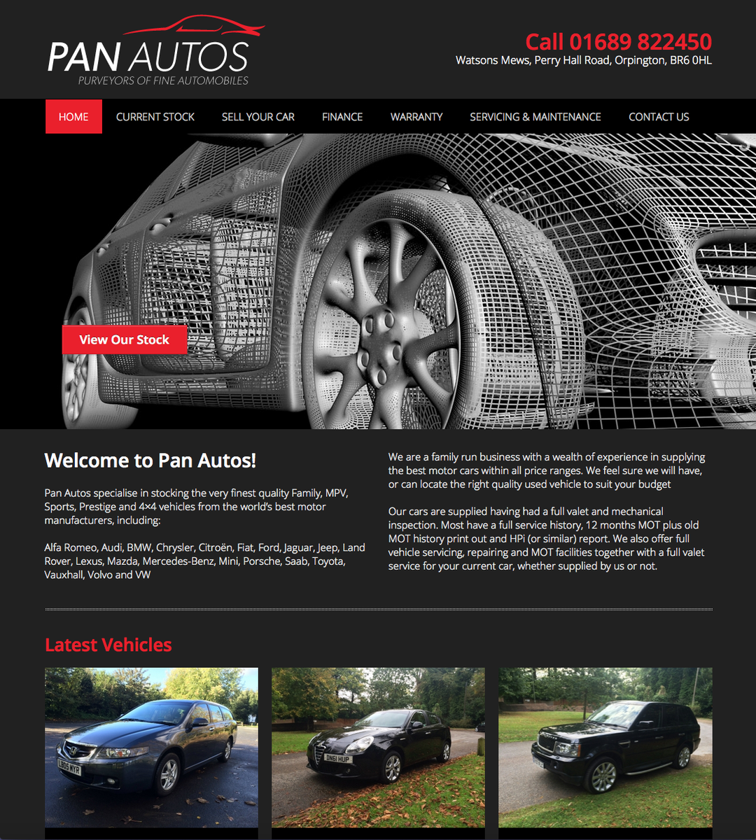 HotgrafixDesign's tweet image. Pan Autos is currently undergoing a complete website refresh, keep a look out for the new build.. #webdesgn #Bromley