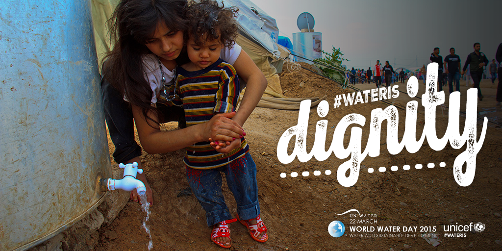 UNICEFwater tweet picture