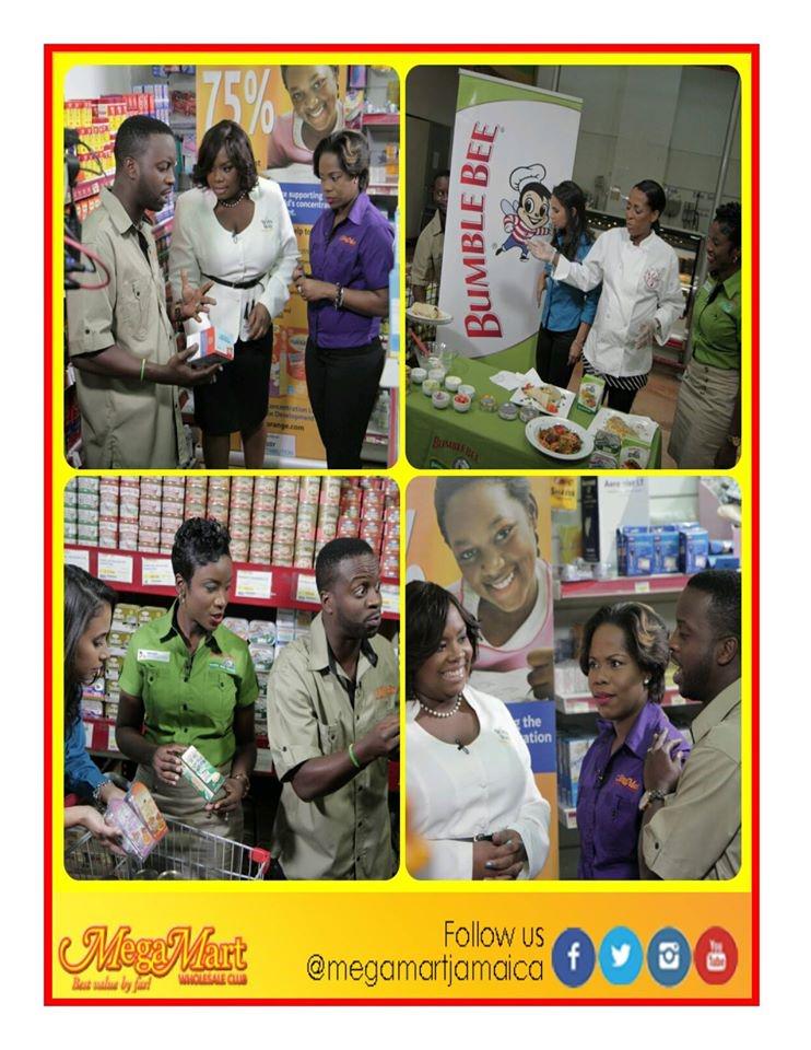 MassyDist_JA's tweet photo. Missed the Megamart Shopping Show ft. Bumble Bee &amp; Seven Seas? See it now on CVM at 3:00 pm. #BumbleBee #SevenSeas http://t.co/yNWUk1Ng33